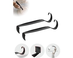 Aardewerk Trim Gereedschap - Keramiek Tools - Klei Vormgeven - Dubbelzijdig Ontwerp - 2 Stuks - Zilver