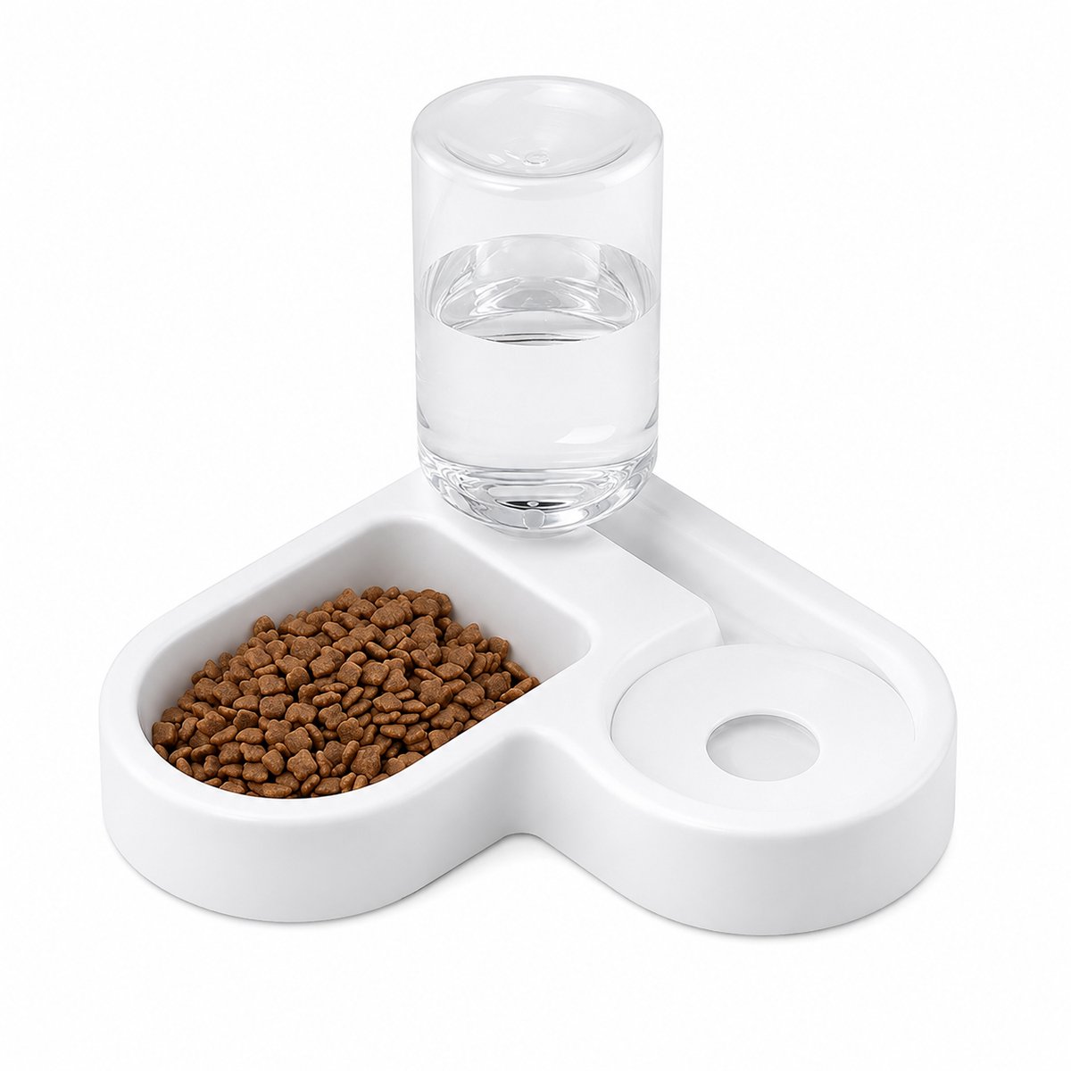 Pelor Voerbak met Waterdispenser - Automatische Drinkbak en Voerbak - Anti Mors - Voor Honden en Katten - PP
