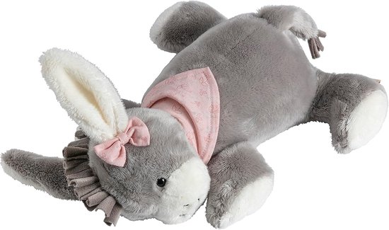Inslaaphulp Knuffel - Zachte Ezel - Baby Rustig Maken - Hartslag Geluid - 25 cm - Roze — afbeelding 3