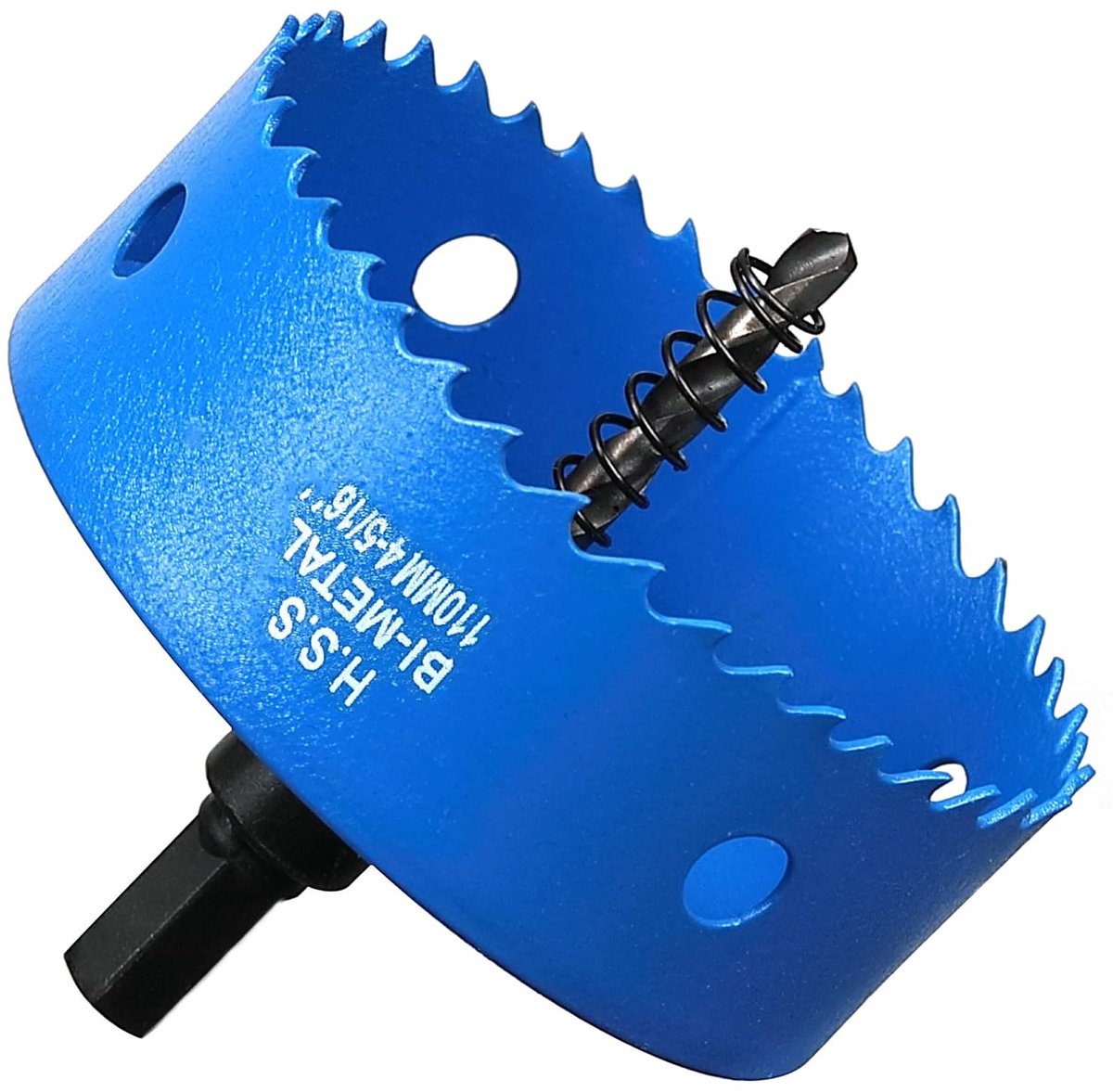 Gatenzaag HSS bimetaal - Metaalboor Lochzaag - Gaten Maken - Schokbestendige tanden - 110 mm - Blauw