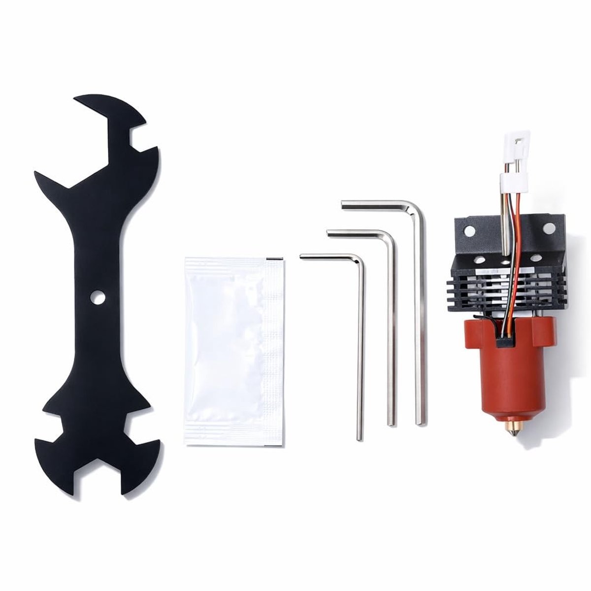 Dailygoods- Verwarmingsblok 60W 320°C - Hotend Upgrade Kit - Keramisch - Efficiënte Koeling - Snelle Installatie - Verbeterde Duurzaamheid - 3D-printer