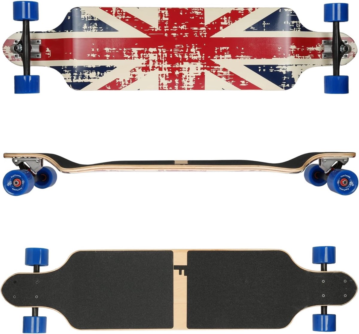 Drop Down Longboard Skateboard Cruiser Hoge Snelheden Dieper Standpunt 104 cm