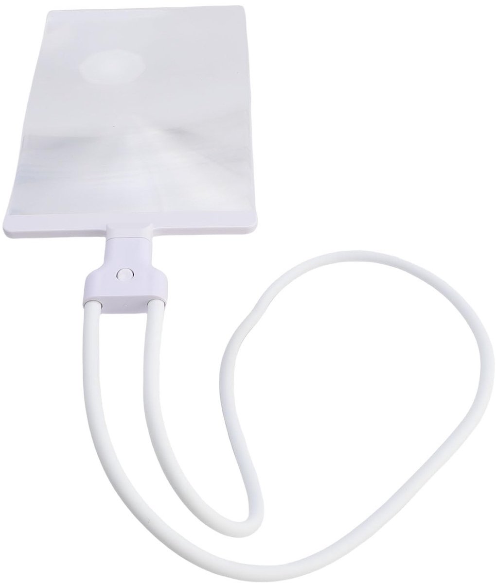 Dailygoods- Vergrootglas 4x Vergroting - Hangend Nek Vergrootglas - Flexibel Ontwerp - Handheld Tool - Voor Lezen en Naaien - Stabiele Houder - Handsfree Vergrootglas