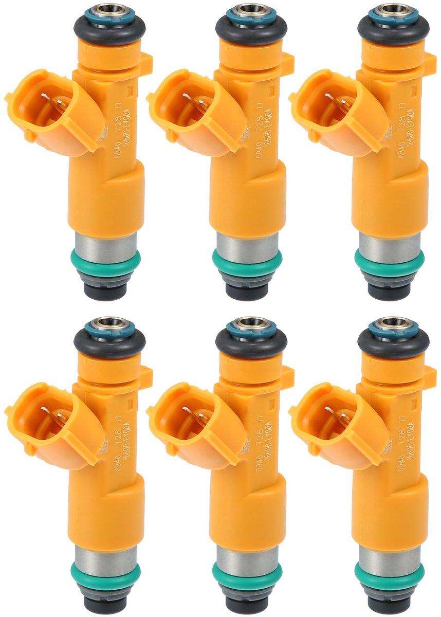 Dailygoods- Brandstofinjector Directe Vervanging - Injector Reiniger - O-Ring - Hoge Kwaliteit - Professionele Installatie Aanbevolen - OE-Nummer 16600-EY00A