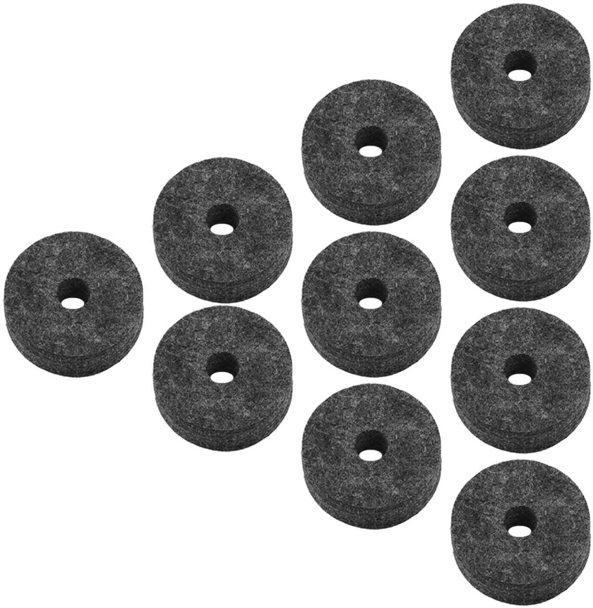 Dailygoods- Vilt Ringen 20 Stuks - Vervangende Accessoires - Antislip - Bekken - Mouwen - 4cm - Drumaccessoires