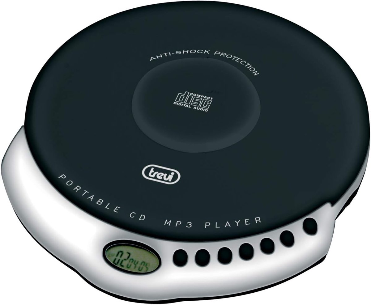 Draagbare CD Speler - Persoonlijke CD-speler - Muziek Luisteren - MP3 Afspelen - 149 mm - Zwart