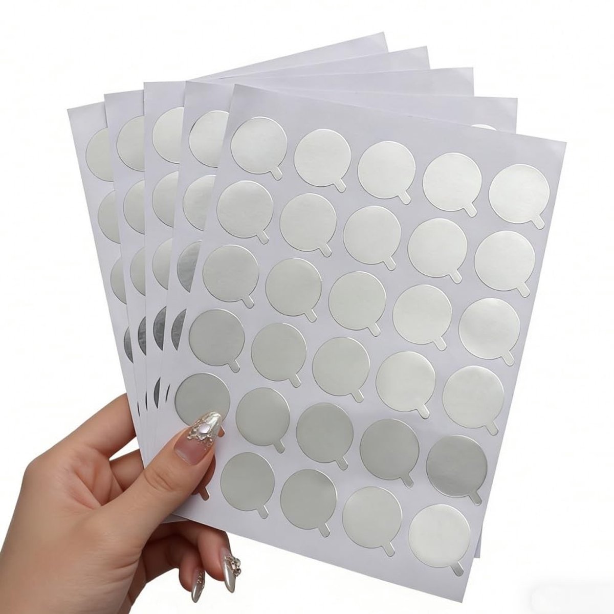 Dailygoods- Wimper Plakhouder 600 Stuks - Wegwerp Kleefpad - Lijm Stickers - Wimperverlenging - Zacht en Herbruikbaar - 2,3 cm - Wimperlijmhouder