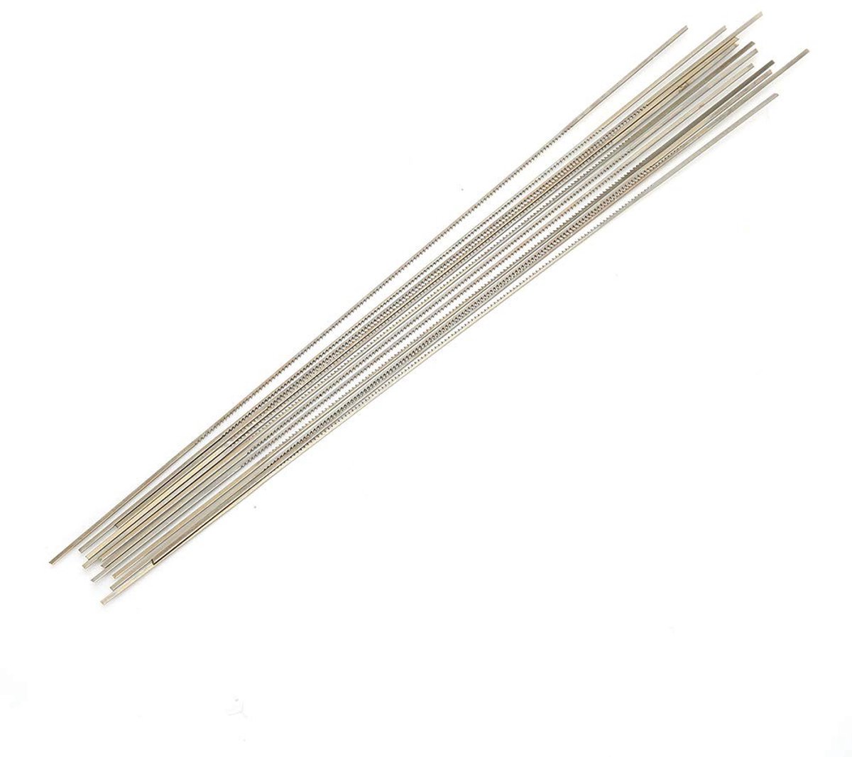 Dailygoods- Sieradenzaagblad 12st - Tungsten Staal - Spiraaltanden - Juwelierszaag - Draagbaar Gereedschap - Economisch en Duurzaam - Zaagbladen