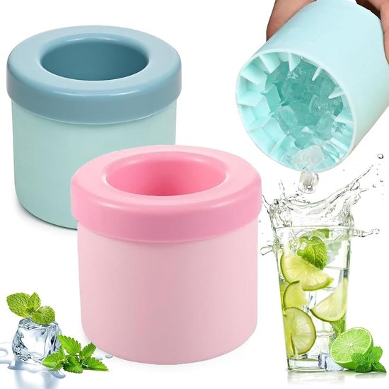 Ijs Cups IJs Maker Cup - Ijsemmer Cilinder - Drankjes Koelen - Innovatief Rond ...