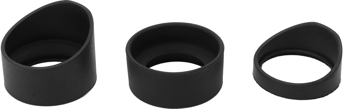 ONF3 - Microscoop Oculair Covers - Zachte Rubber Oogbeschermers - 3 Stuks - 33mm Oogschelpen - Geschikt voor AmScope SW SM ZM