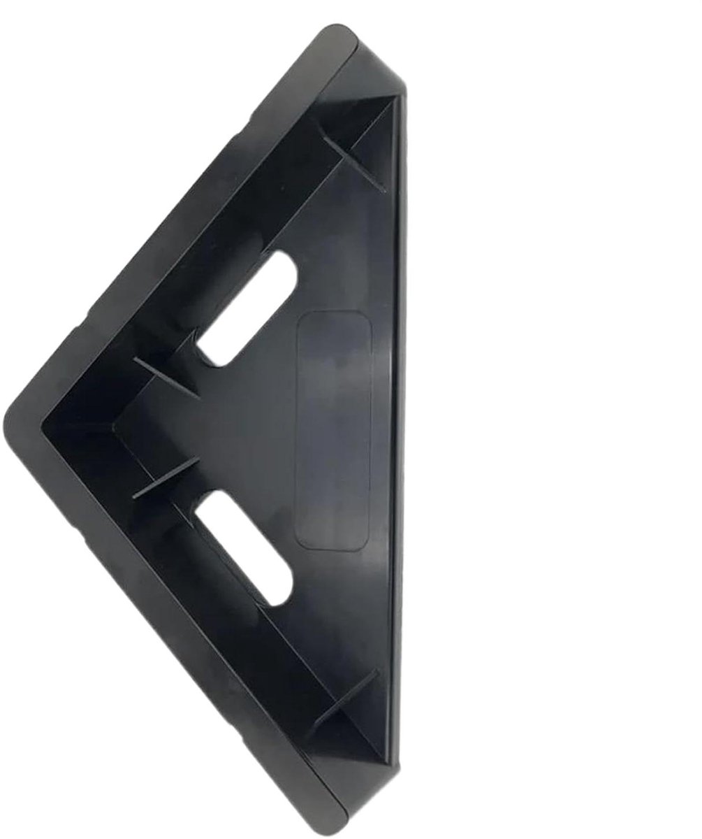 Tafel Zaagdeksel - Crosscut Jig Verstekgeleider - Precisie Houtsneden - Vast 45 Graden Systeem - 220 g - Zwart