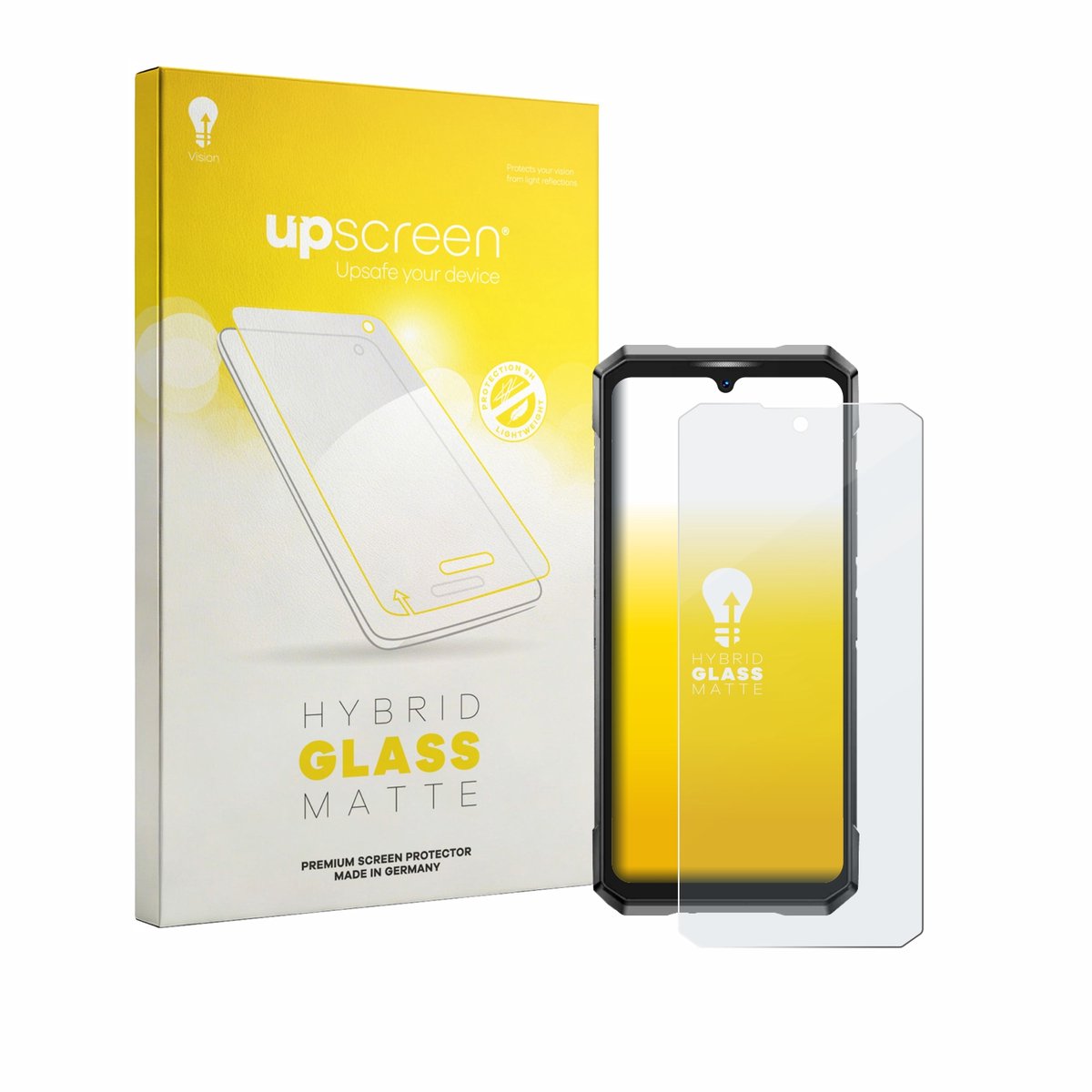 upscreen - Screenprotector voor Doogee S200 Ultra - Folie Beschermfolie Beschermglas matte