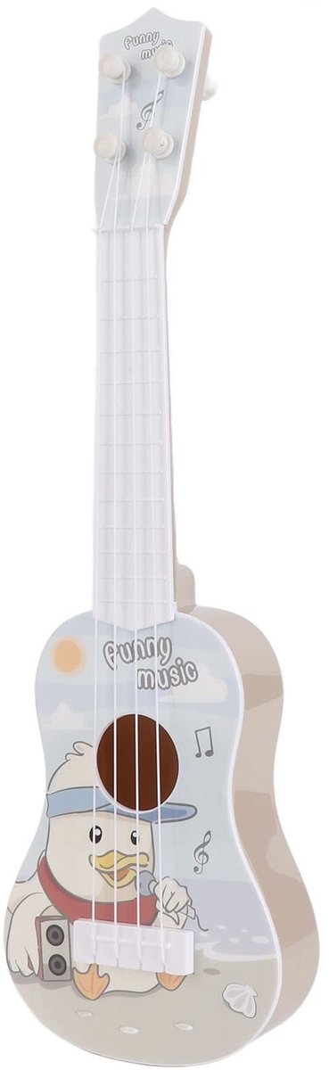 SPHProducts - Kindergitaar - Zachte snaren - Educatief muziek speelgoed - Geschikt voor peuters - Creatieve ontwikkeling - Kleur rood - Ideaal voor jon...