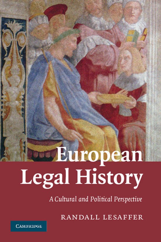 European Legal History - cover
