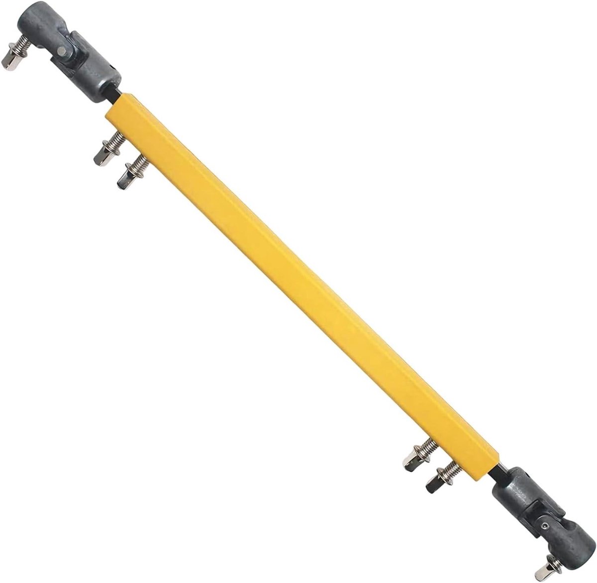 Verbindingsstang Dubbel Bassdrumpedaal - Drumpedaal Aandrijfas - Muziek Maken - Universele Pasvorm - 33 cm - Zilver