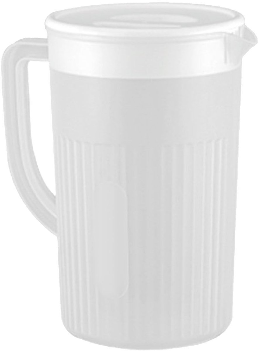 Zerodis Waterkan 2.7L - Stijlvolle Waterjug met Filter en Deksel voor Thee en Koffie