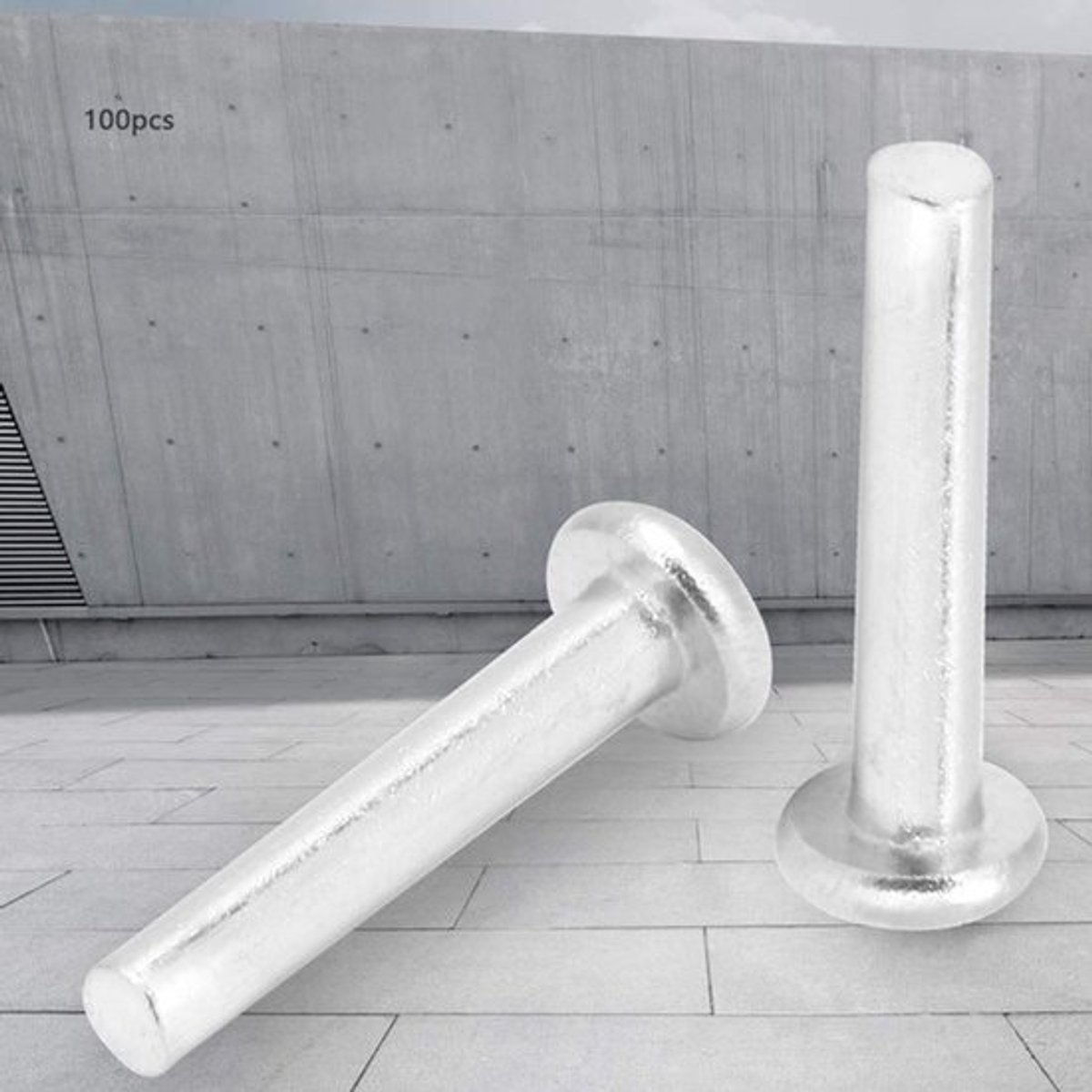 100 Stuks M2.5*16mm Aluminium Rivetten - Plat Hoofd - Duurzaam en Corrosiebestendig