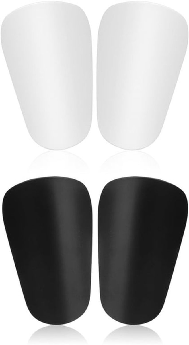 4 stks Extra Mini Voetbal Scheenbeschermers, 3.9x2.35 inch Comfortabele Kleine Voetbal Scheenbeschermers Beschermende Apparatuur voor Alle Leeftijden Jongens Meisjes Vrouwen Mannen Dragen met Grip
