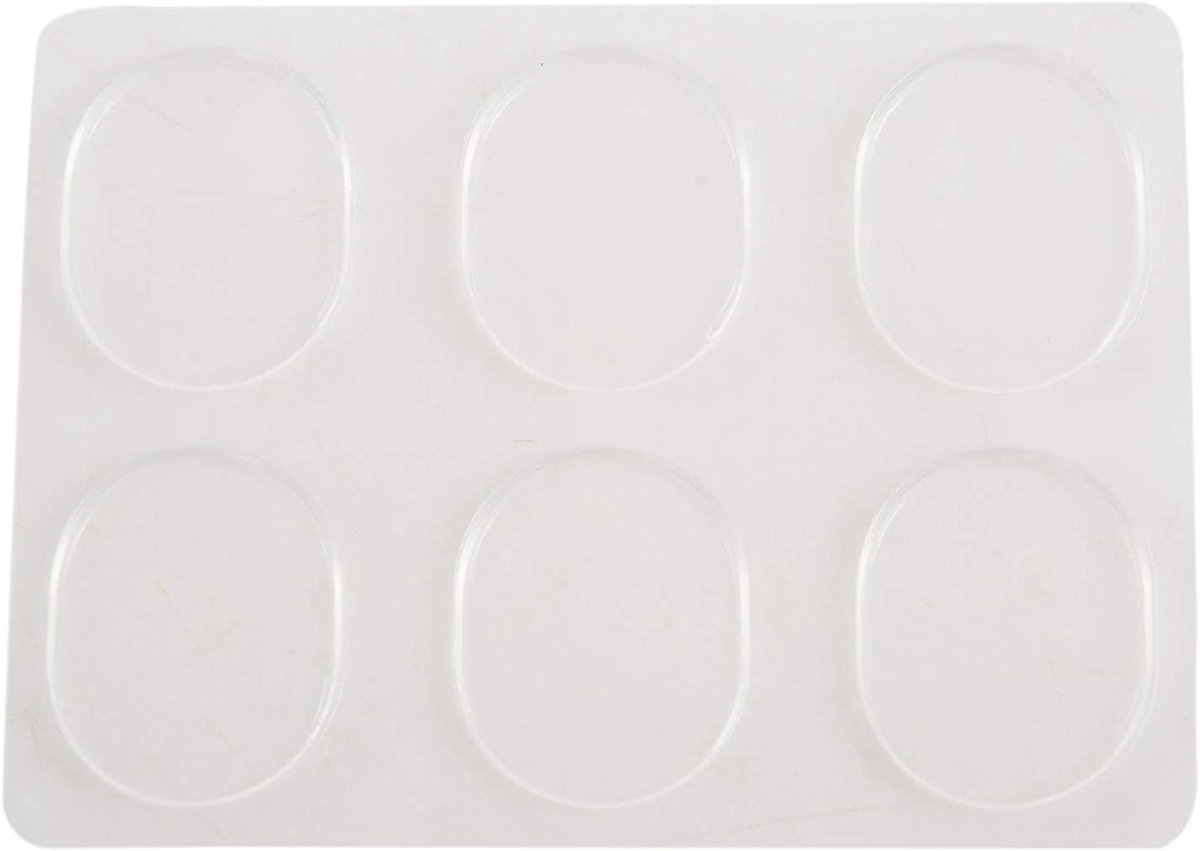 Drum Demper Pads - Gel Pads Trommel - Oefenen Geluid - Plakt Goed - 6 Stuks - Transparant