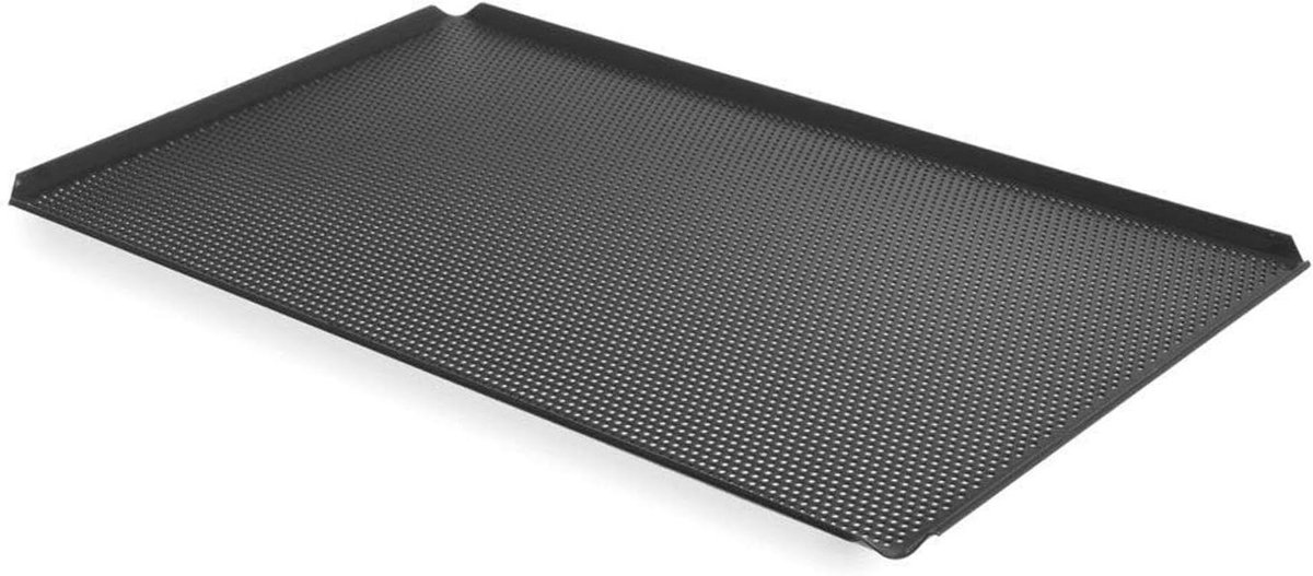 Bakplaat - Ovenplaat - Bakken in oven - Geperforeerd anti-aanbak - GN1/1 53x32.5cm - Zwart