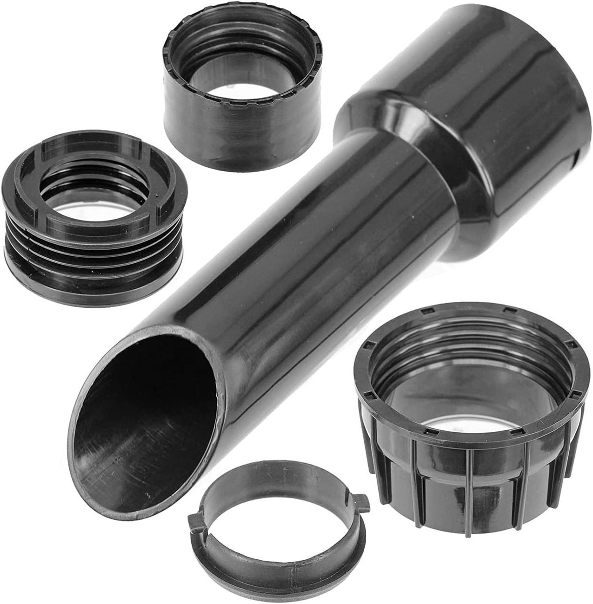 Slang reparatieset - Manchet koppeling - Stofzuiger onderhoud - 5-delige set - 32 mm - Zwart