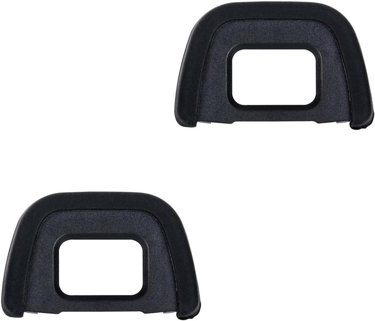 Oog-cup - Oogstuk set - Camera Zoeker - Demping Brildragers - 2 Stuks - Zwart