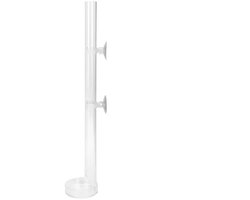 Garnalenvis Acryl Transparante Voedingsbuis Plaat Aquarium Geassembleerde Voedingssonde Aquarium Feeder met zuignap voor visgarnalen voeren