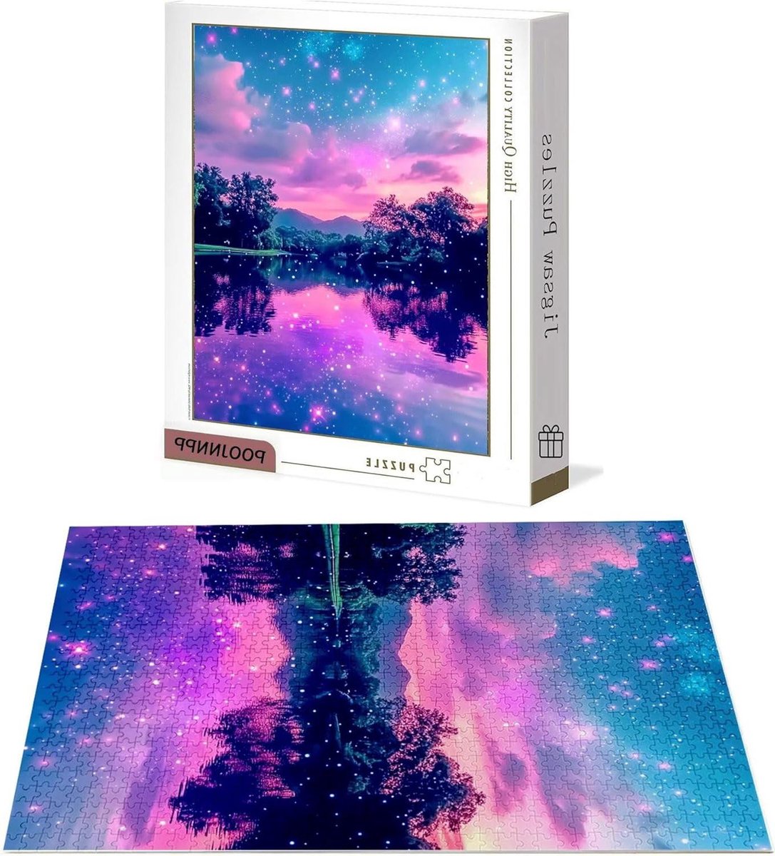 Puzzel 1000 stukjes - Legpuzzel Volwassenen - Ontspanning en Uitdaging - Genummerde Rugzijde - 75x50 cm - Multicolor