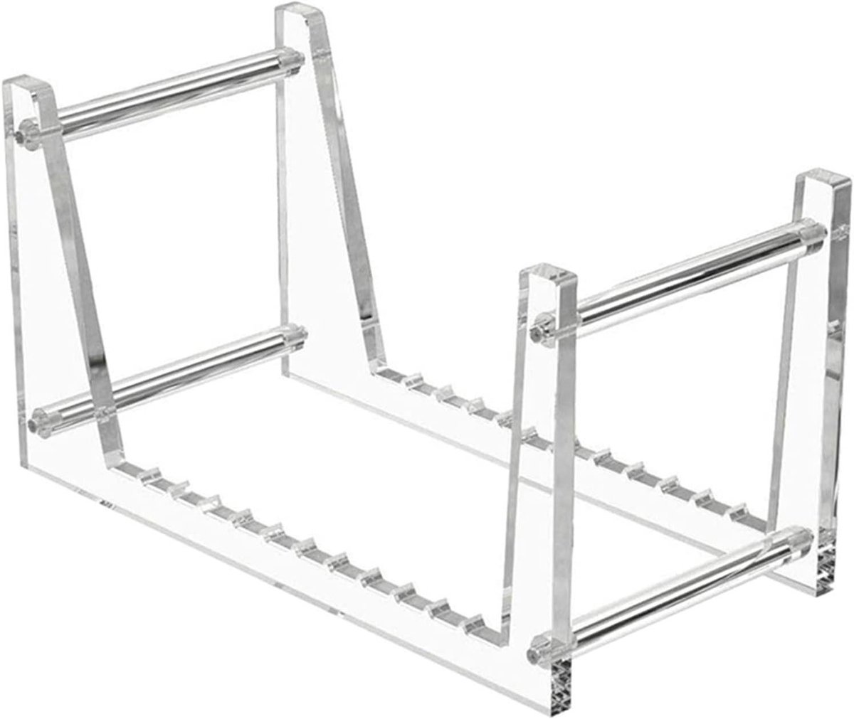 Vinylplatenhouder - LP-rek Display - Muziek Presenteren - Doorzichtig Acryl - voor 50 LP's - Transparant