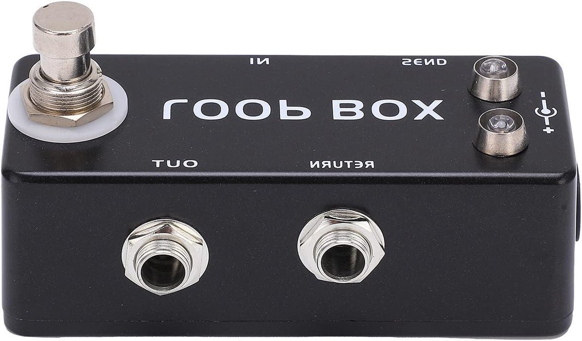 Gitaar Loop Pedaal - Effectpedaal Looper - Muziek Maken - True Bypass Functie - 12 x 6 x 6 cm
