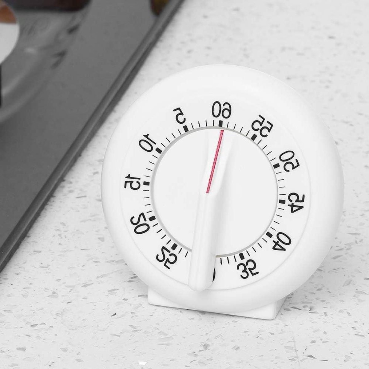 Mechanische Keukenwekker - Timer 60 Minuten - Koken en Fitness - Geen Batterijen Nodig
