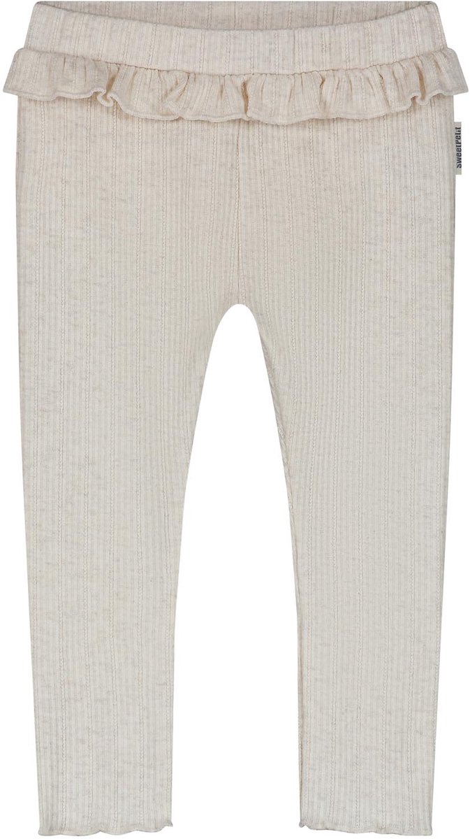 Sweet Petit baby legging Pien - Meisjes - Ecru - Maat 56