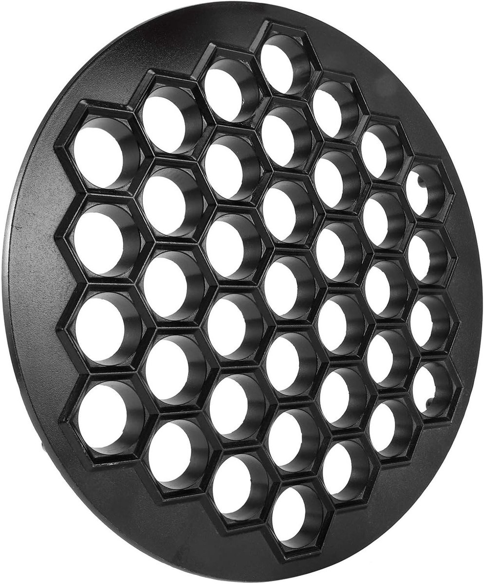 Knoedel Vorm - Ravioli Maker - Gevuld Gebak Maken - 37 Gaten - 26.5 cm - Zilver