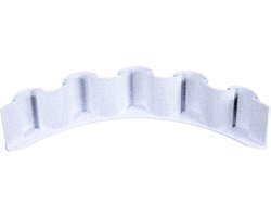 Aquarium Scheidingsbord - Zand Divider - Aquarium Indelen - Efficiënte Laag Scheiding - 25.4 cm - Zwart