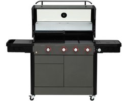 Mustang Gasbarbecue Sapphire 4+1 – met Ringbrander en Zijbrander – 18,3 kW | Luxe Buitenkeuken