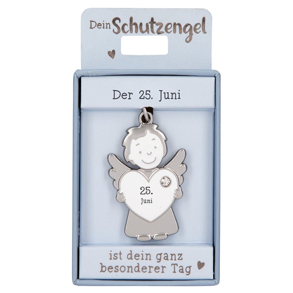 Depesche beschermengel sleutelhanger 25 juni - geluksbrenger cadeau.