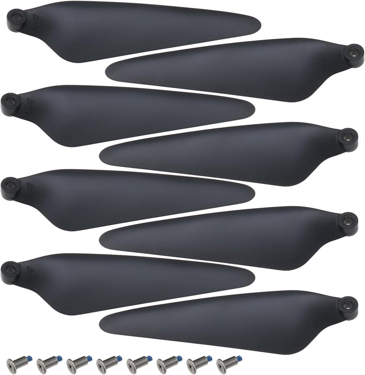 Drone Propellers - Drone Onderdelen - Drone Vliegen - Geluidsarm Ontwerp - 8 stuks - Zwart