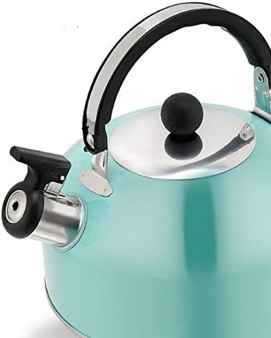 Roestvrijstalen Fluitketel - Waterkoker Camping - Water Koken - Dubbellaags Anti-verbranding - Grote Capaciteit - Rood — afbeelding 2