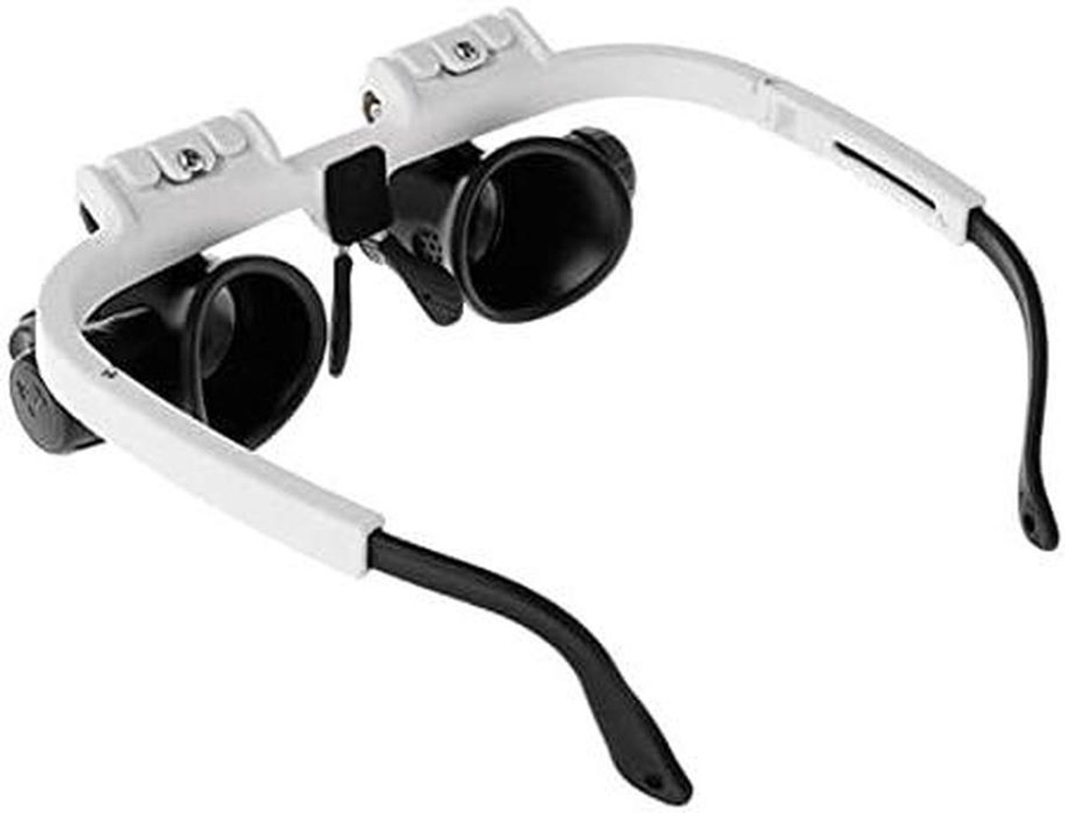 Vergrootglas Bril - Vergrootglas met Licht - Hobby en Werk - Drie Versterkingen - 8X/15X/23X - Niet gespecificeerd