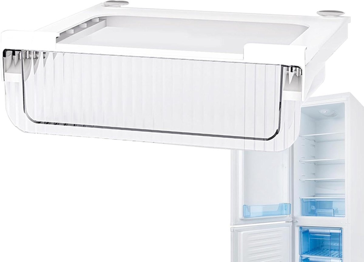 Koelkastlade Organizer - Schuifbak Keuken - Voedsel Opslag - Transparant Ontwerp - Groot - Transparant