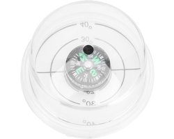 Zonnepaneel Tracker - Zonnehoekmeter Kompas - Energie Optimaliseren - Waterdichte ABS Constructie - 3 x 6 x 6 cm - Transparant