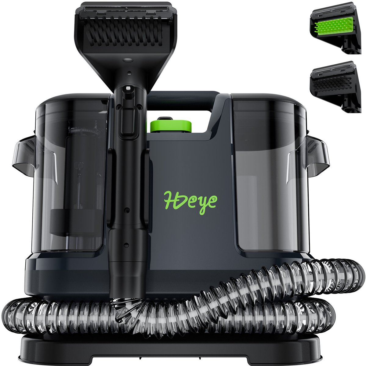 HDeye M-304 Nat- & Droogzuiger – 500W, 70dB, Draagbaar, Spot Cleaner voor Tapijten & Meubels