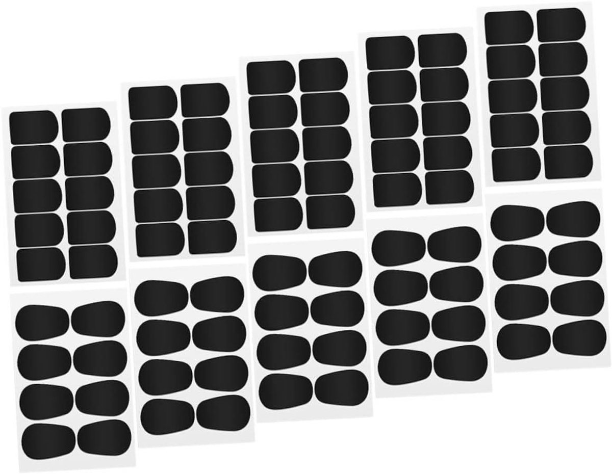Saxofoon Mondstuk Pads - Mondstuk Beschermers - Comfortabel Spelen - Duurzaam Siliconen Materiaal - 10 Vellen - Transparant