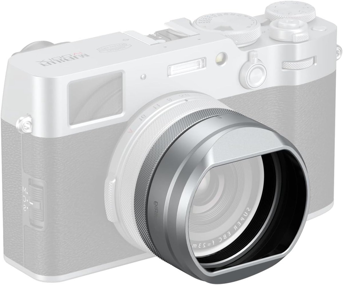 Schaduwkap voor FUJIFILM X100VI / X100V in zilver - Bescherming, Reflectie en Fotografie Accessoire
