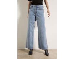 Maca straight-leg jeans met studs
