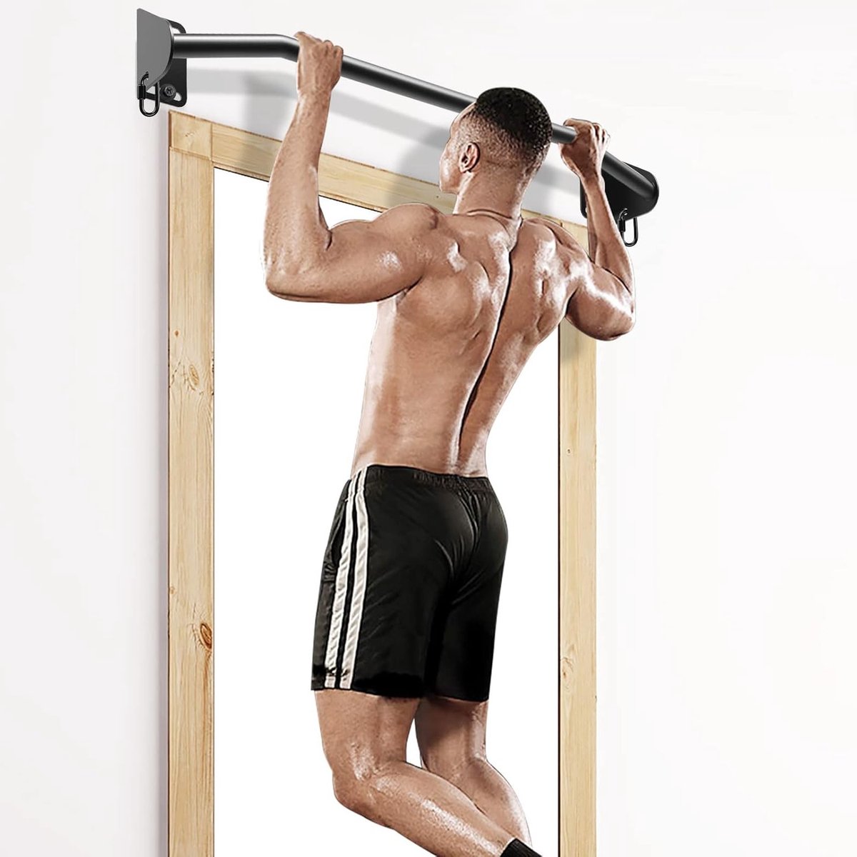 Verstelbare plafond bevestigde pull-up bar voor thuistraining, krachttraining en fitness