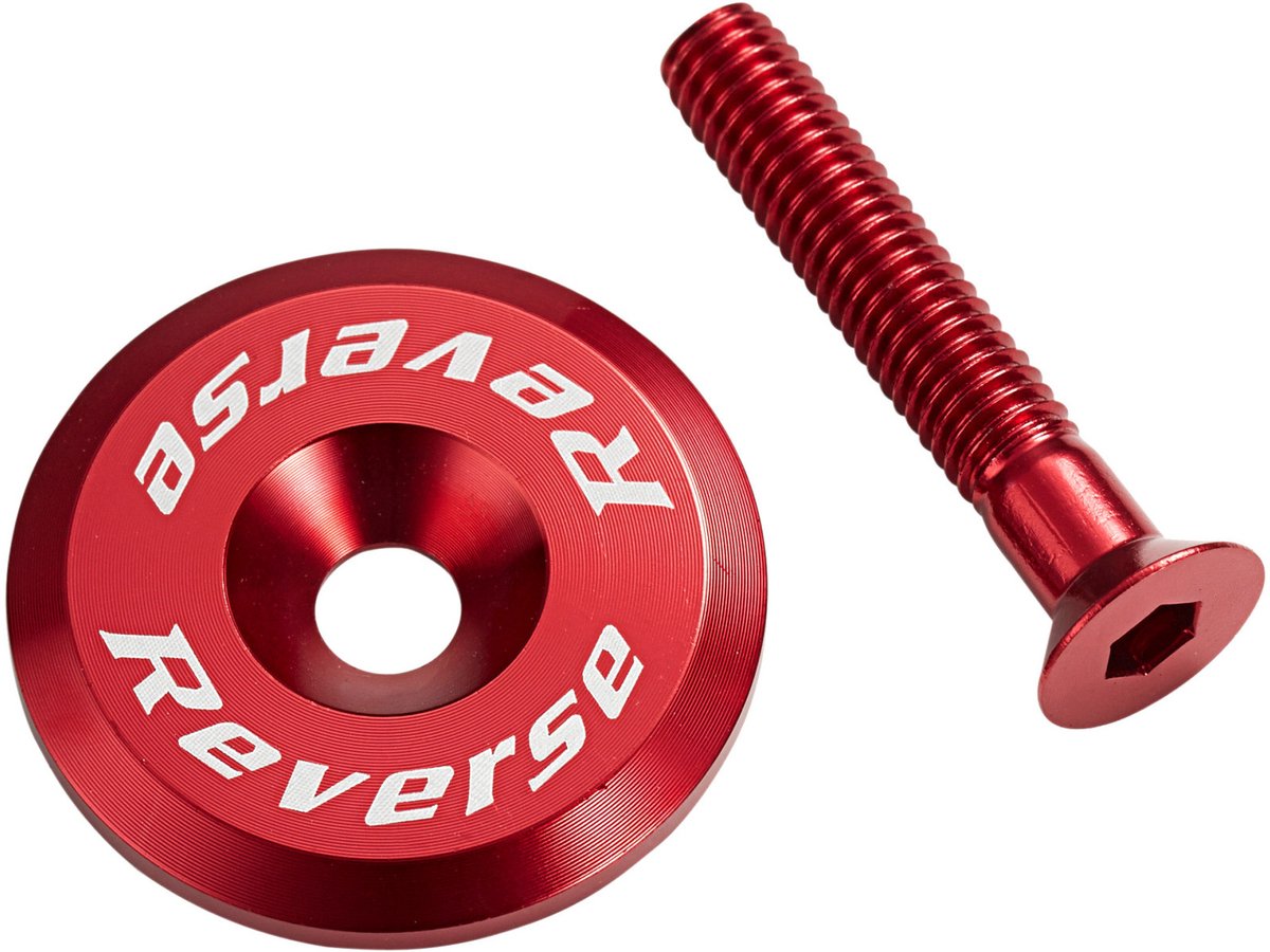 Reverse Ahead Cap With Screw Red - UNI