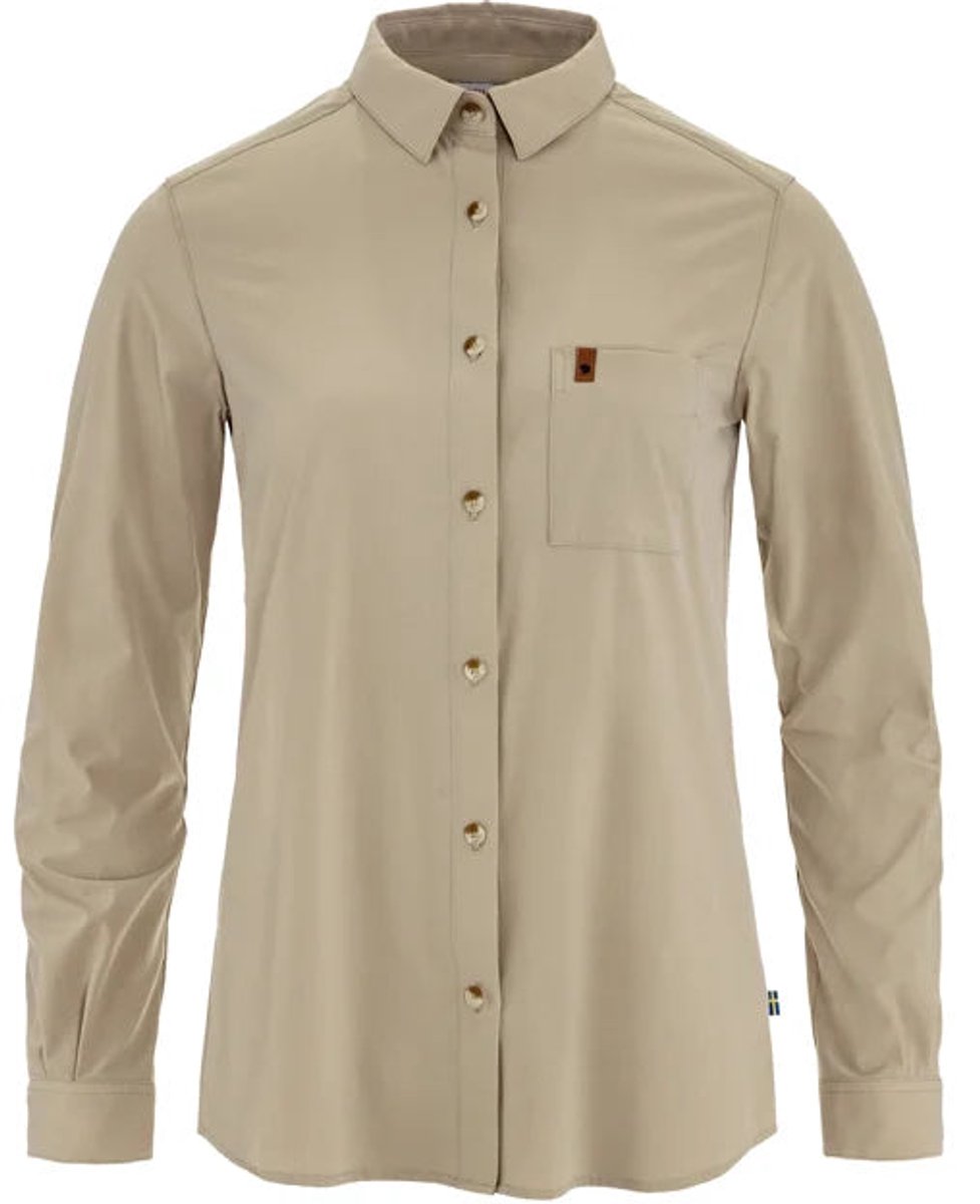 FJALLRAVEN Ovik Lite Shirt LS W M Fossil