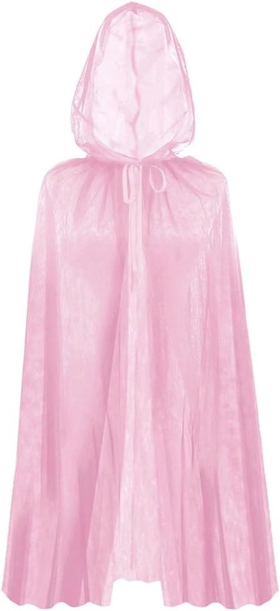Halloween Kostuum Damescape voor Volwassenen - Lange Tulle Cape voor Cosplay en Rollenspel