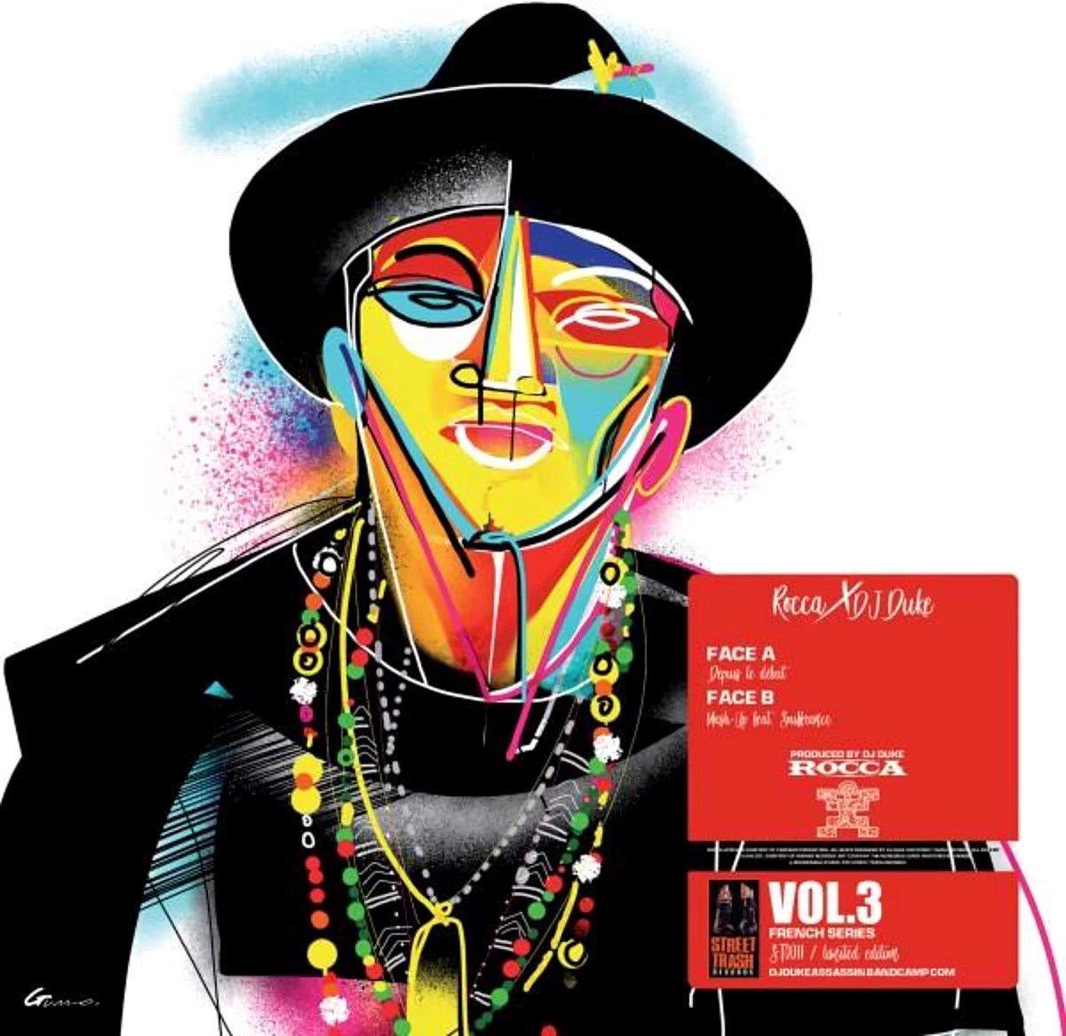 Rocca X DJ Duke - El Chief Mixtape Vol.3 (7" Single) (Coloured Vinyl)